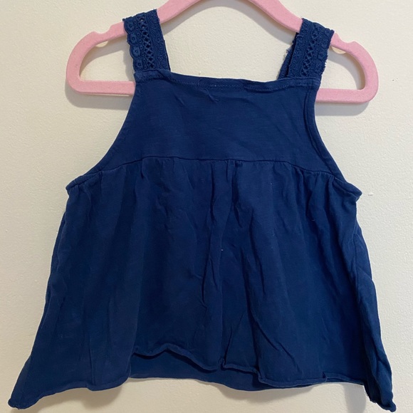 [3/$15] Girls Blue Zara tank top - Picture 2 of 5